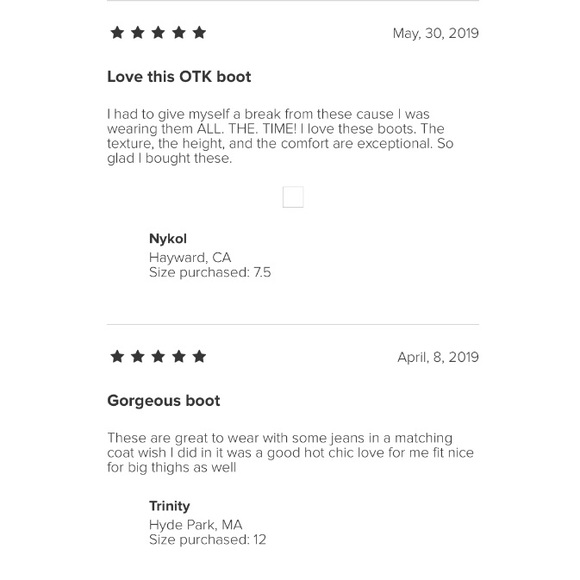 Last Pair! NWT JustFab OTK Black Velvet Heeled Boots - Picture 17 of 17